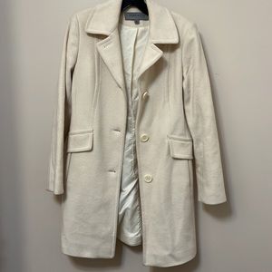 Anne Klein 2P peacoat jacket creme ivory